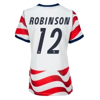 Camiseta Estados Unidos Miles Robinson #12 Primera Equipación Replica Mundial 2026 para mujer mangas cortas